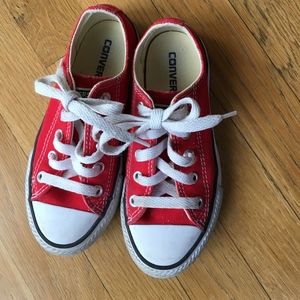 Converse Kids Size 11 Red